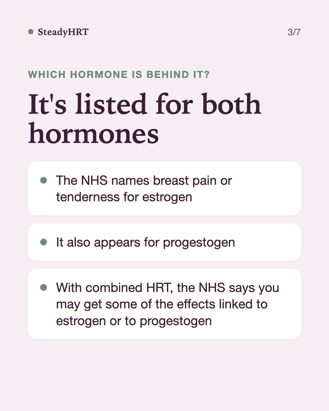 It's listed for both hormones